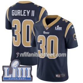 Miesten Los Angeles Rams NFL Pelipaita Todd Gurley II 30 Nike Sininen 2019 Super Bowl LIII